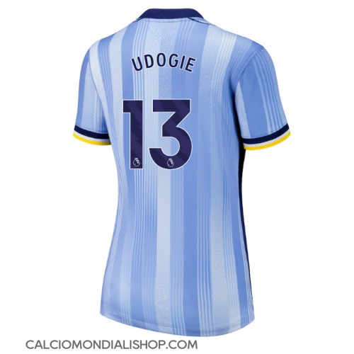 Maglie da calcio Tottenham Hotspur Destiny Udogie #13 Seconda Maglia Femminile 2024-25 Manica Corta